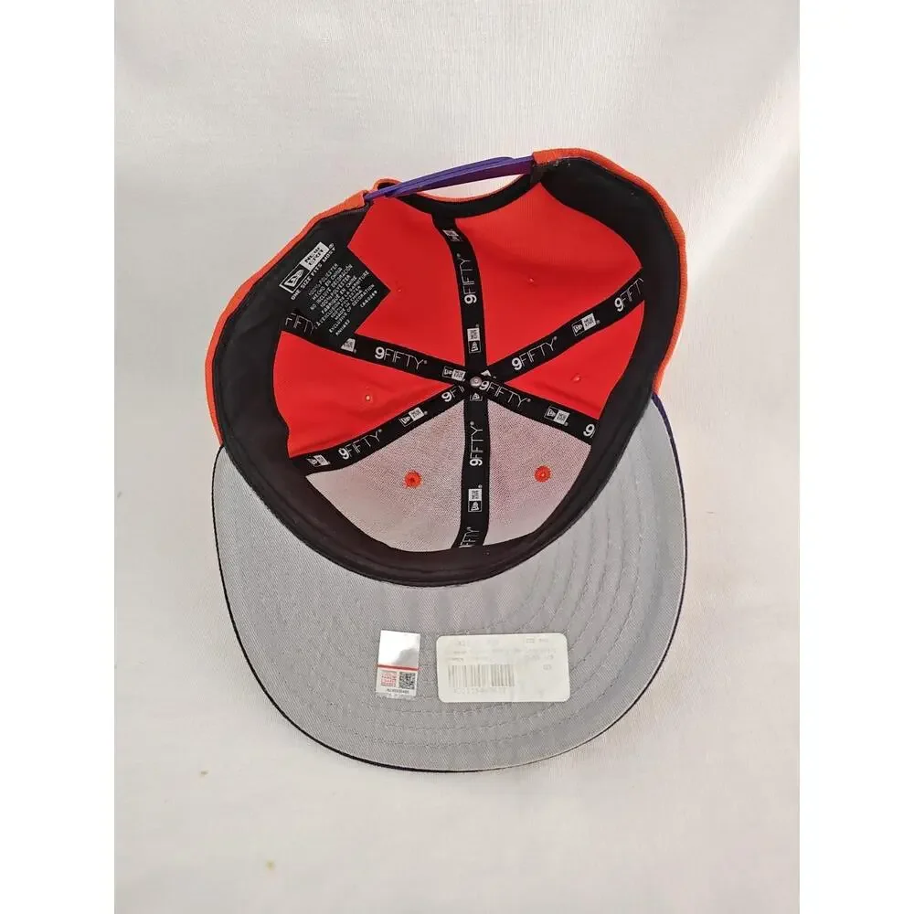 Clemson Tigers Hat Men's Adjustable Orange Purple Paw‎ 59Fifty Snapback Cap